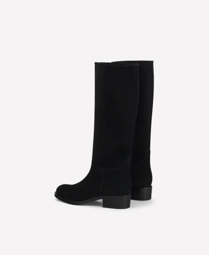 AGL Waterproof Velour Boot Black Georgia Women Boots