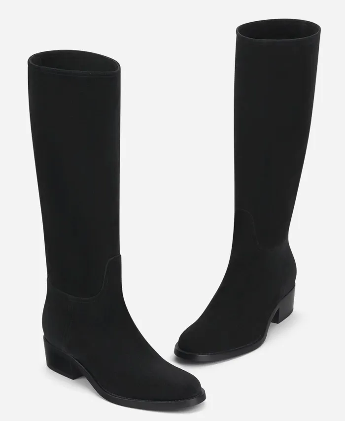 AGL Waterproof Velour Boot Black Georgia Women Boots