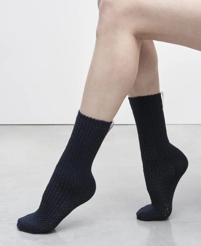 AGL Woolblend Socks Blue SOCK Women Socks