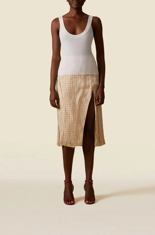 Altuzarra Ariana Knit Top White Women Tops