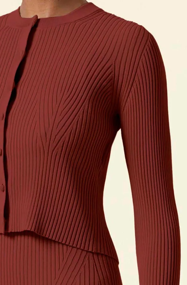 Altuzarra Ayanna Knit Cardigan Red Women Tops