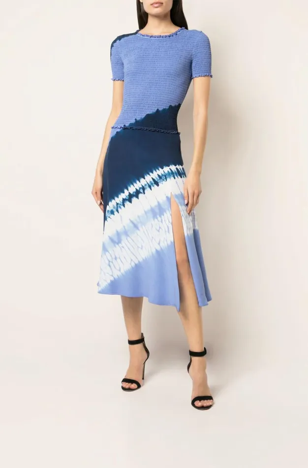 Altuzarra Ayumi Dress Blue Women Shibori Collection