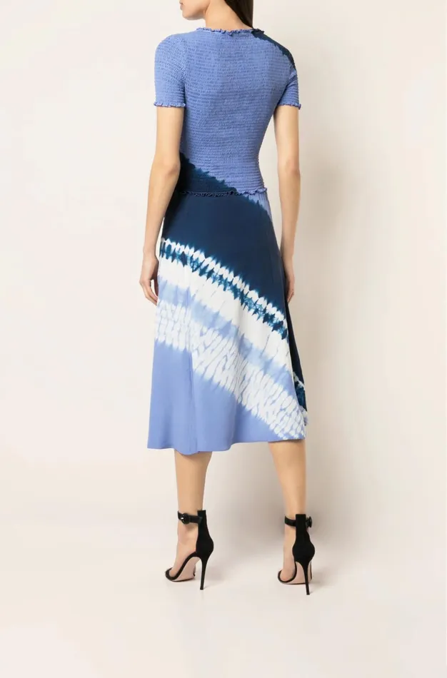 Altuzarra Ayumi Dress Blue Women Shibori Collection