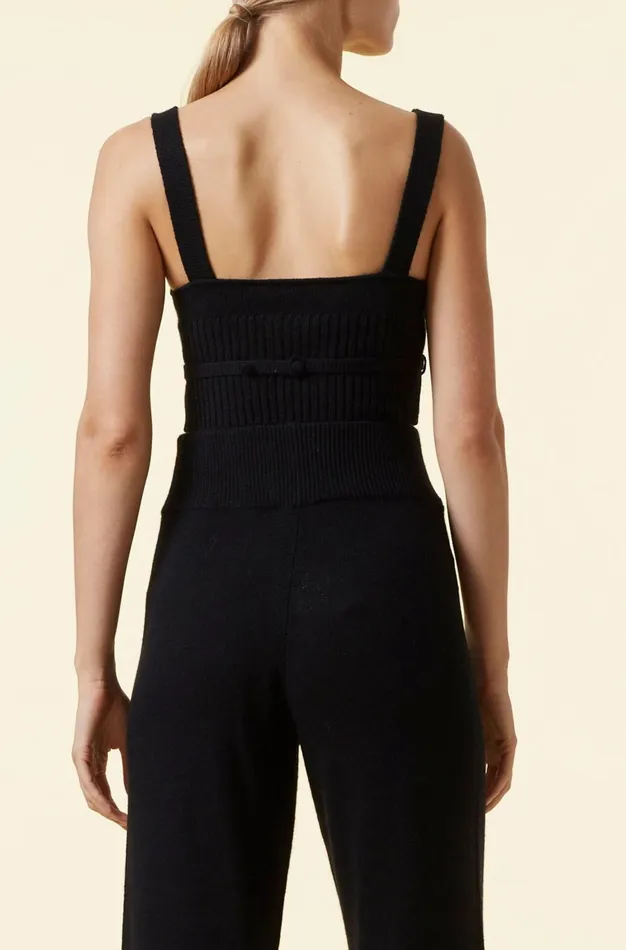 Altuzarra Briallen Top Black Women Tops