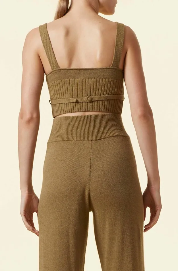 Altuzarra Briallen Top Green Women Tops