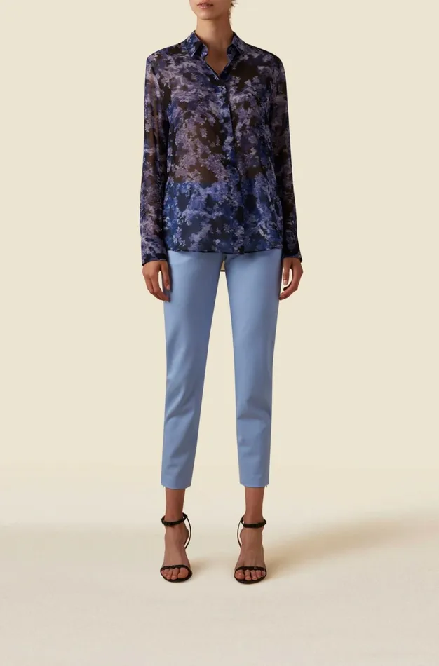 Altuzarra Chika Top Blue Women Tops