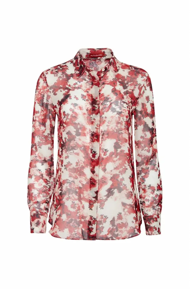 Altuzarra Chika Top Red Women Tops