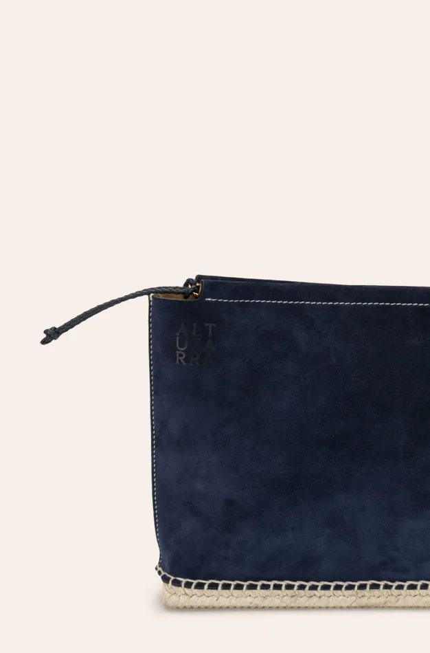 Altuzarra Espadrille Clutch Blue Women Bags