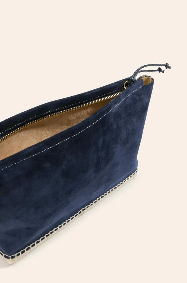 Altuzarra Espadrille Clutch Blue Women Bags