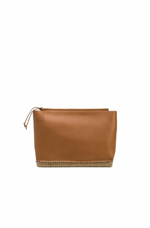 Altuzarra Espadrille Clutch Brown Women Bags