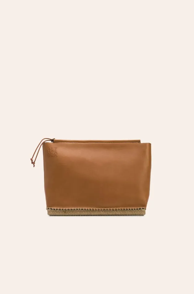 Altuzarra Espadrille Clutch Brown Women Bags