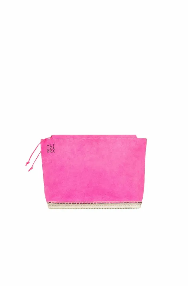 Altuzarra Espadrille Clutch Pink Women Bags
