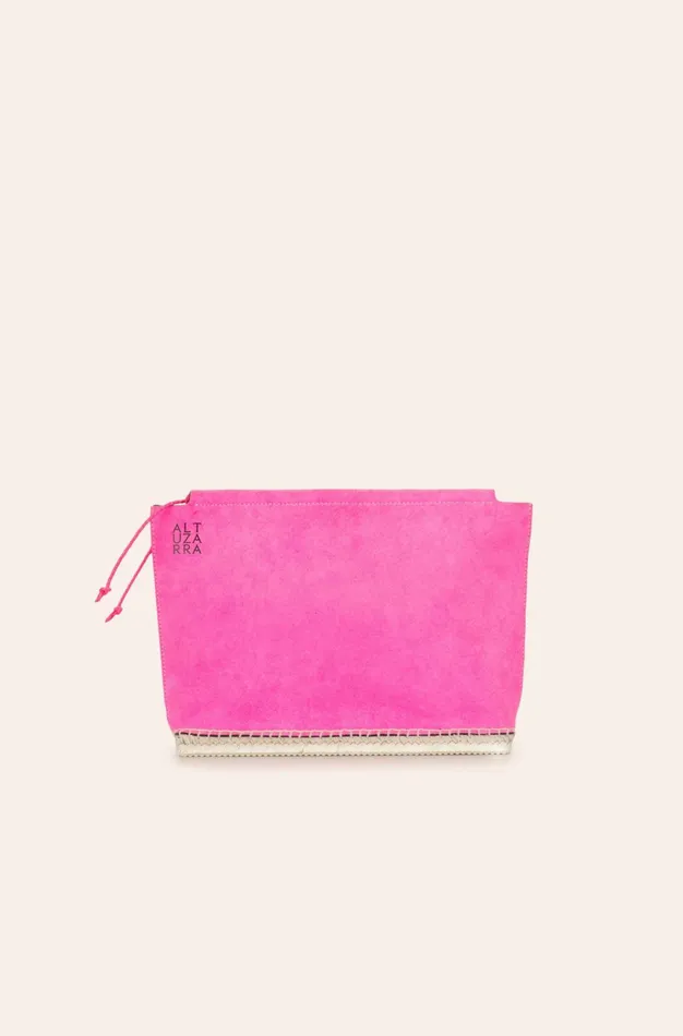 Altuzarra Espadrille Clutch Pink Women Bags
