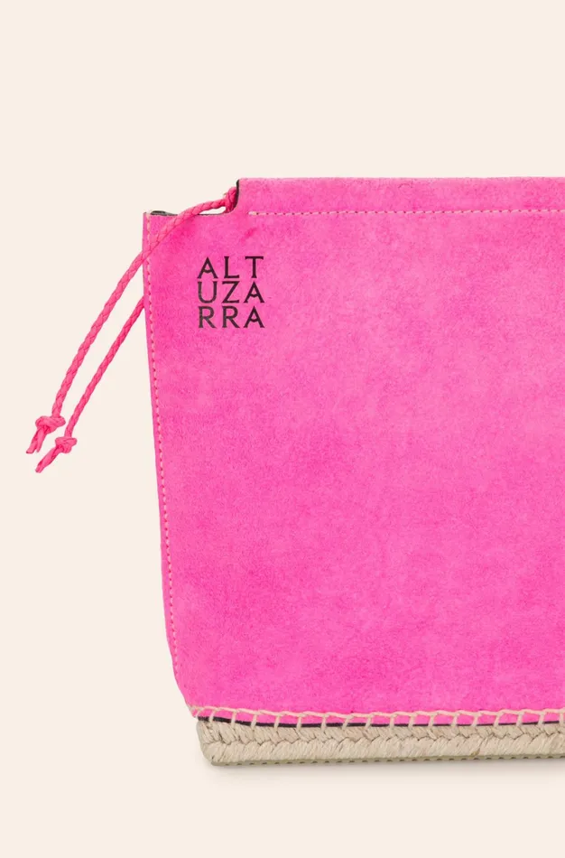 Altuzarra Espadrille Clutch Pink Women Bags