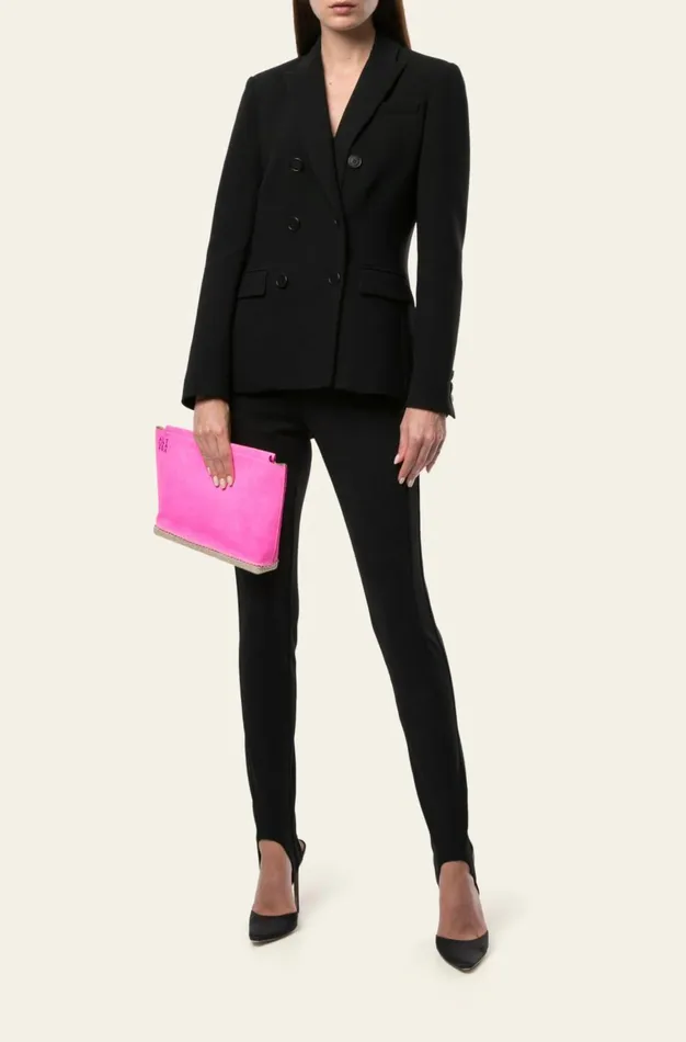 Altuzarra Espadrille Clutch Pink Women Bags