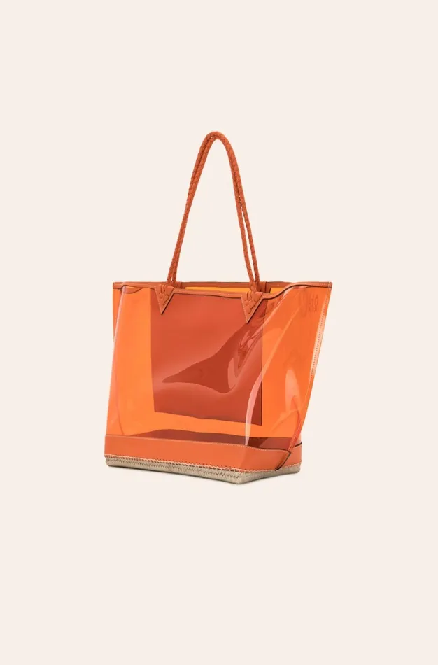 Altuzarra Espadrille Tote Large Orange Women Bags