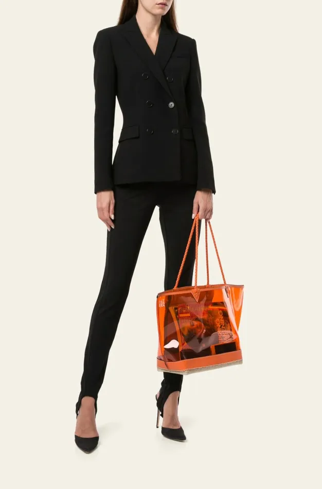 Altuzarra Espadrille Tote Large Orange Women Bags