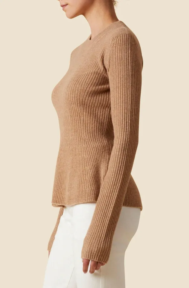 Altuzarra Frankie Knit Sweater Brown Women Tops