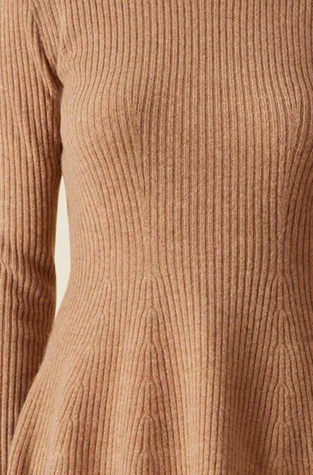 Altuzarra Frankie Knit Sweater Brown Women Tops