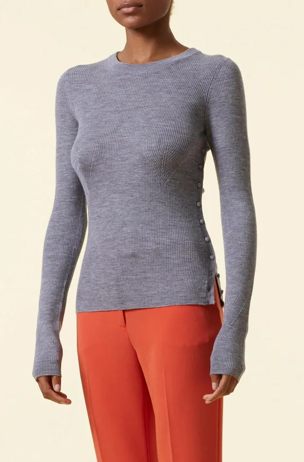 Altuzarra Iris Sweater Grey Women Tops