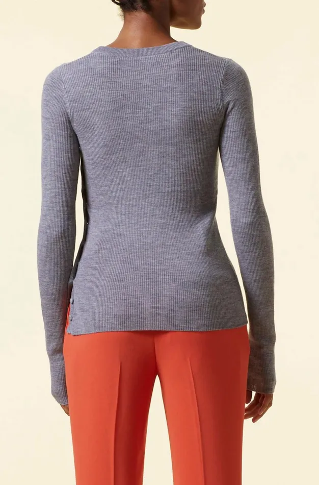 Altuzarra Iris Sweater Grey Women Tops