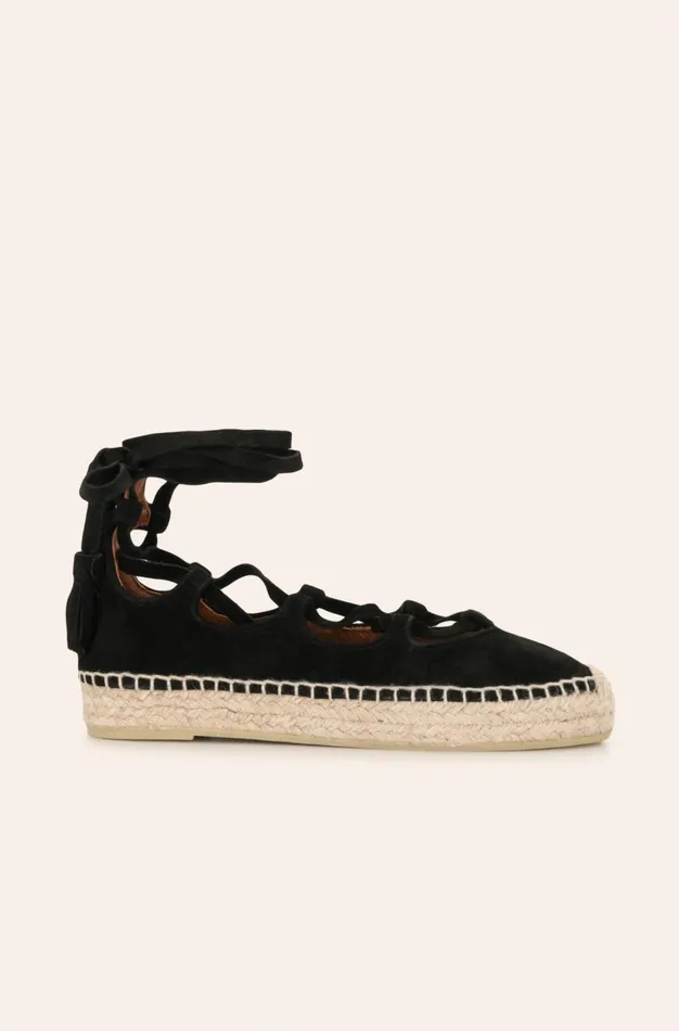 Altuzarra Luna Gladiator Espadrilles Black Women Shoes