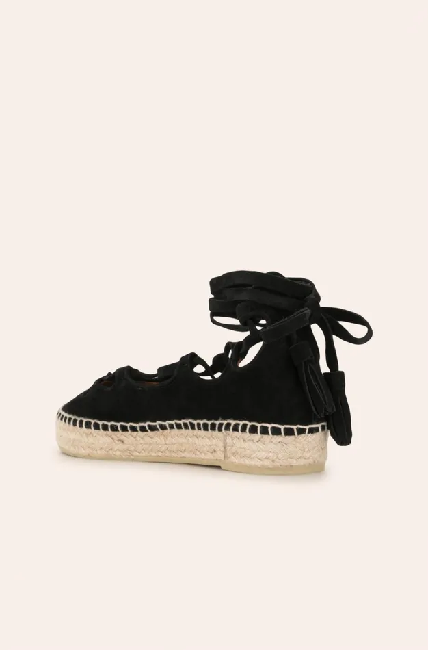 Altuzarra Luna Gladiator Espadrilles Black Women Shoes