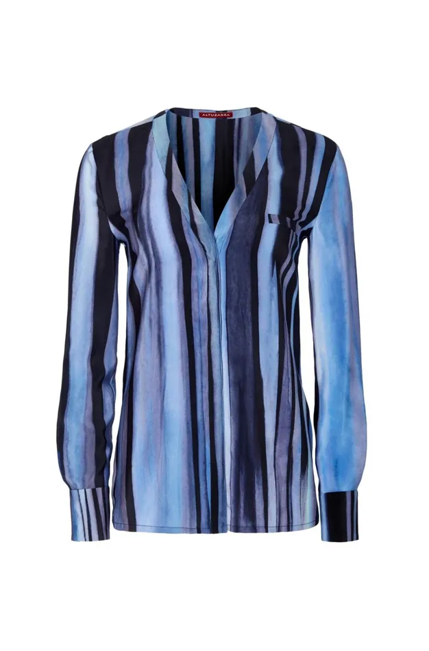 Altuzarra Martalas Top Blue Women Tops