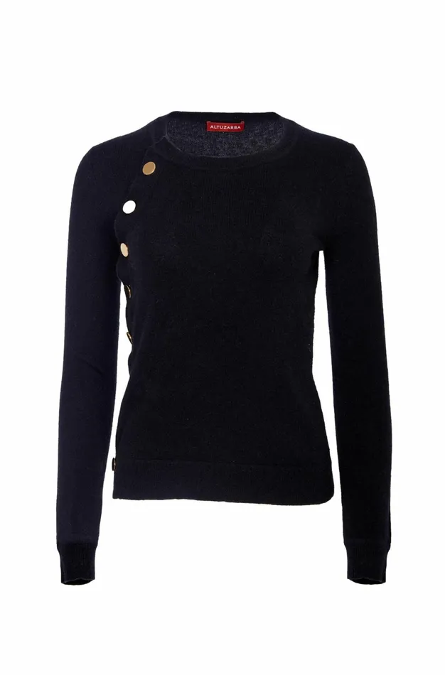 Altuzarra Minamoto Knit Top Black Women Tops