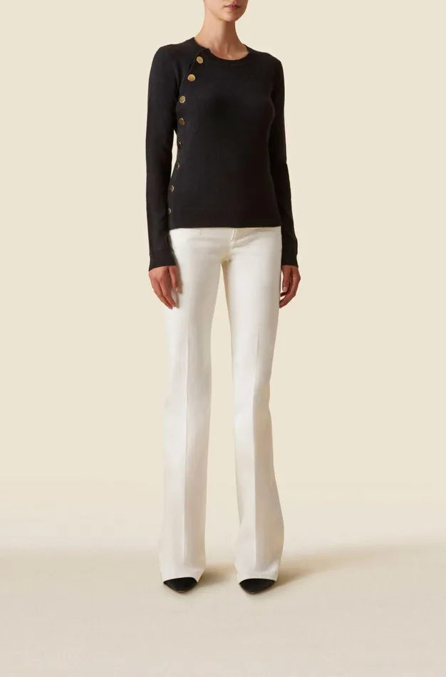 Altuzarra Minamoto Knit Top Black Women Tops