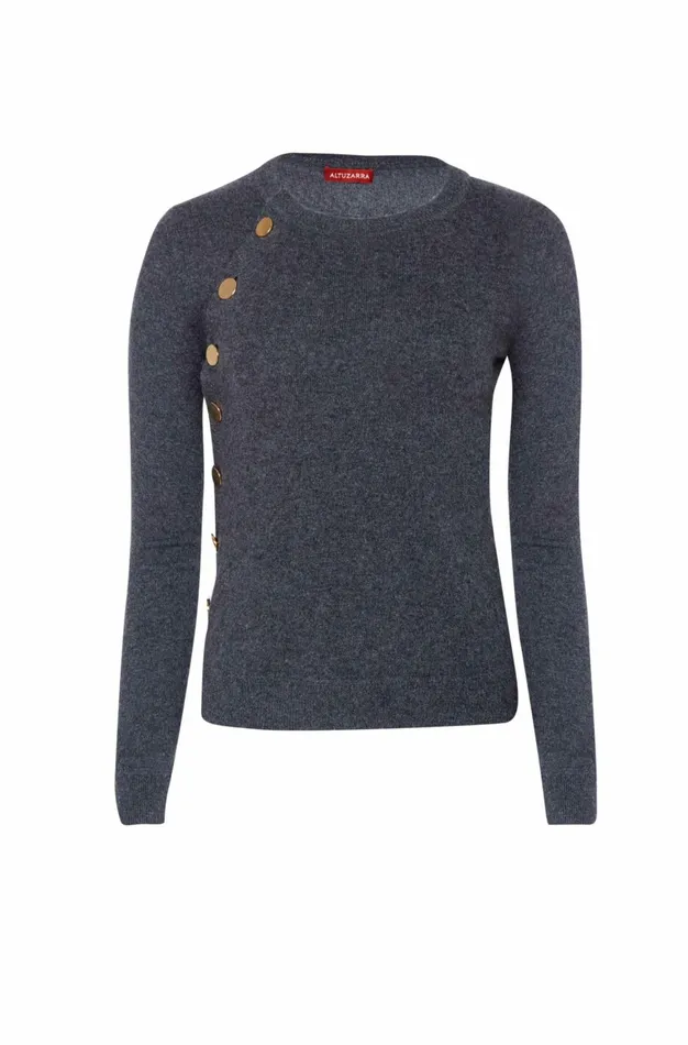 Altuzarra Minamoto Knit Top Grey Women Tops