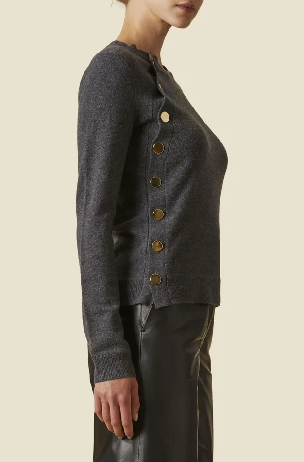 Altuzarra Minamoto Knit Top Grey Women Tops