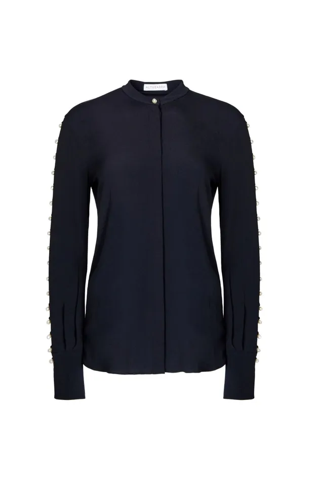 Altuzarra Oleana Top Black Women Tops
