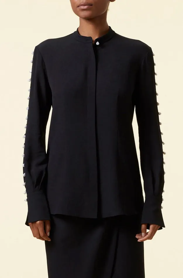 Altuzarra Oleana Top Black Women Tops