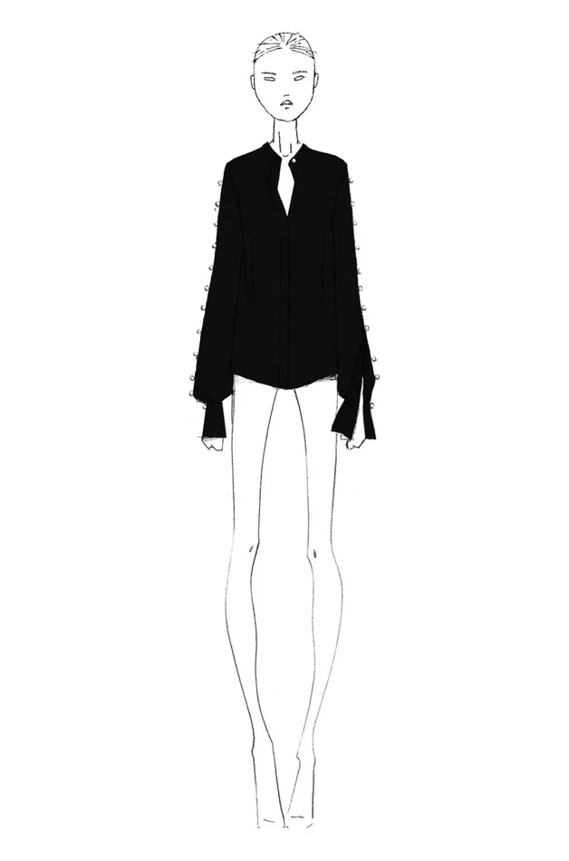 Altuzarra Oleana Top Black Women Tops