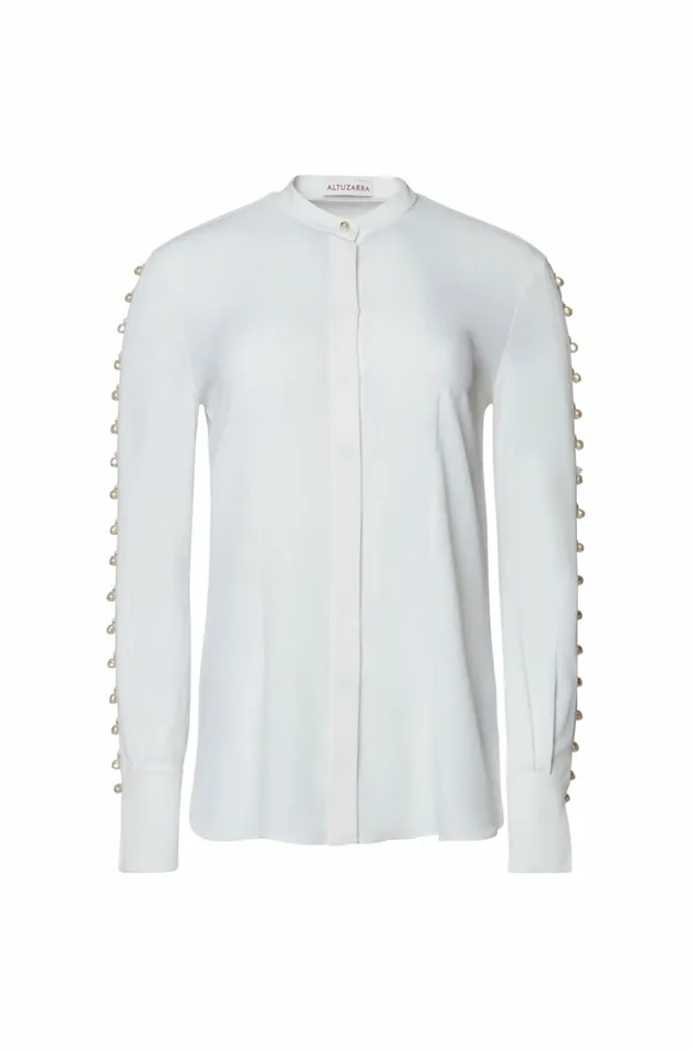 Altuzarra Oleana Top White Women Tops