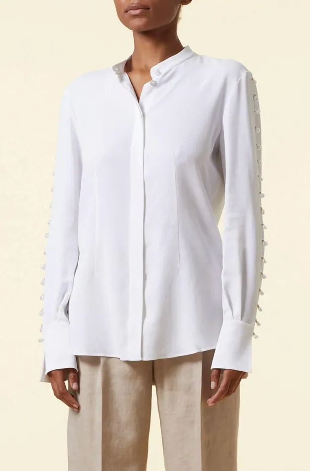 Altuzarra Oleana Top White Women Tops