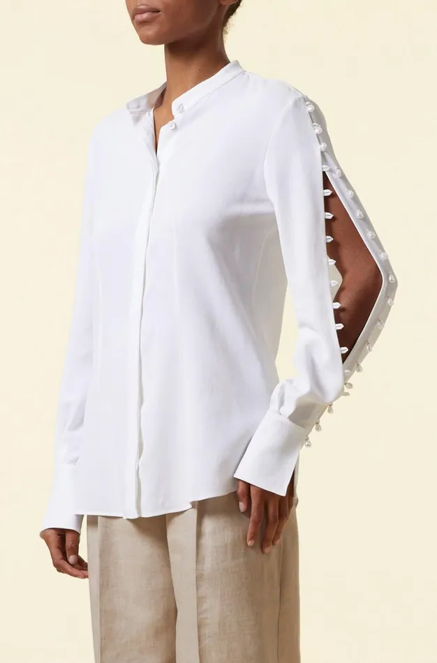 Altuzarra Oleana Top White Women Tops