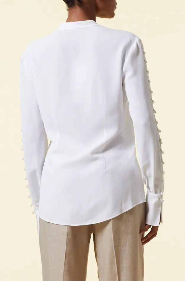 Altuzarra Oleana Top White Women Tops