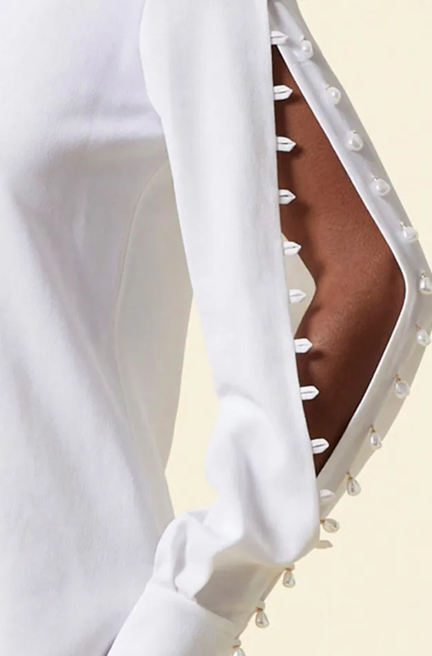 Altuzarra Oleana Top White Women Tops
