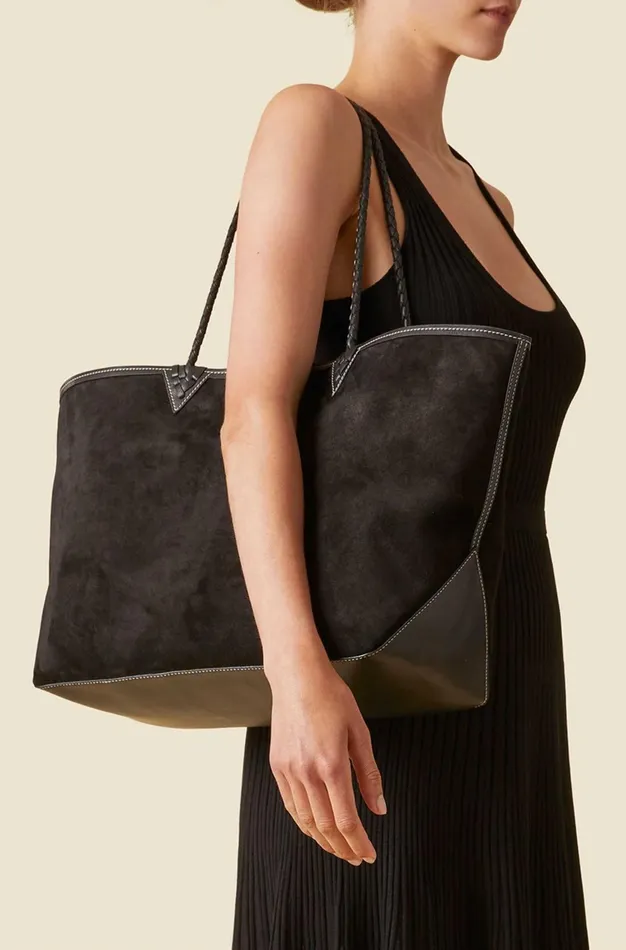 Altuzarra Reversible Leather Tote Brown Women Bags
