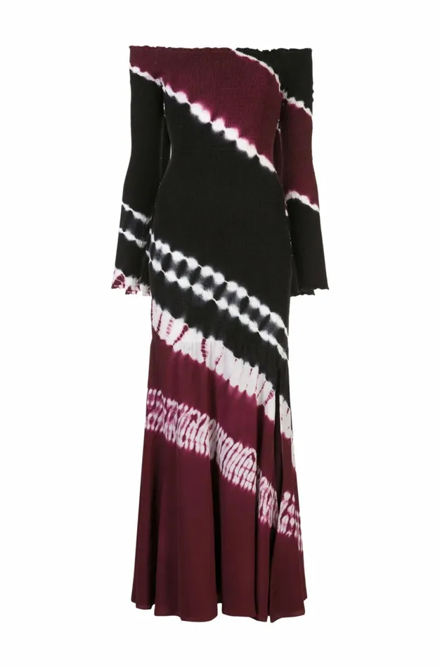 Altuzarra Shibuya Dress Black Women Shibori Collection