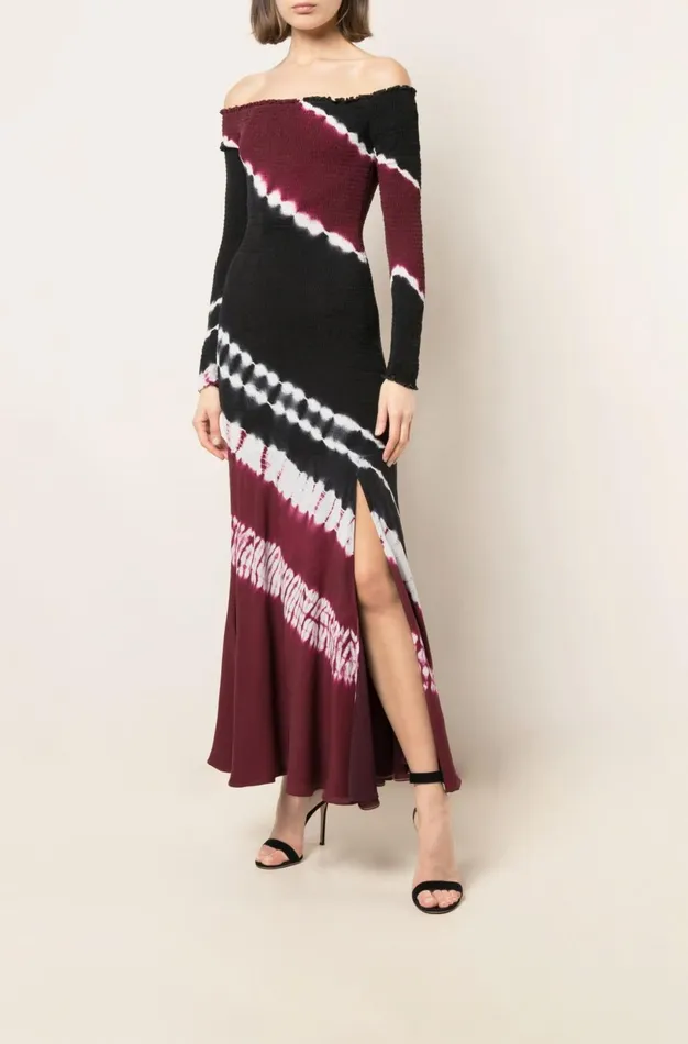 Altuzarra Shibuya Dress Black Women Shibori Collection