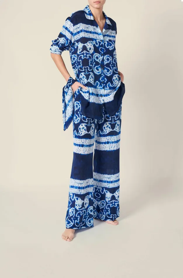 Altuzarra Square Scarf Blue Women Leisurewear