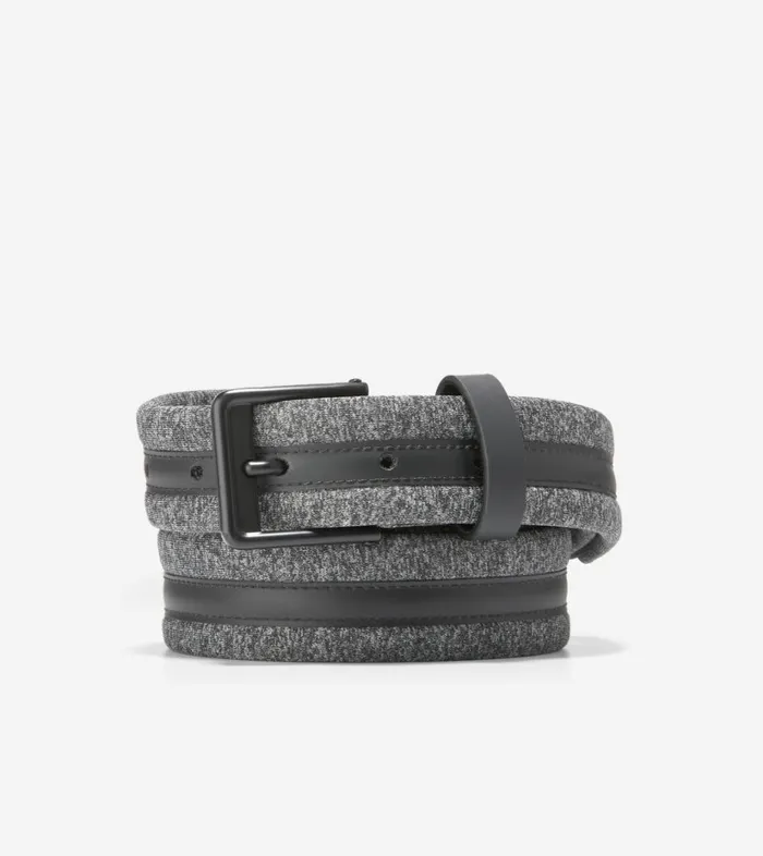 Bags and Backpacks Men Cole Haan 35MM ZERGRAND Neoprene Belt Greyblack