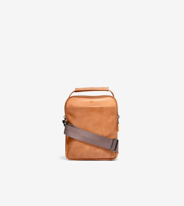 Bags and Backpacks Men Cole Haan American Classics Crossbody Pecan Bags and Backpacks Men Cole Haan American Classics Crossbody Pecan