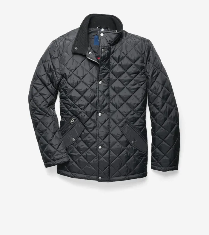 Bags and Backpacks Men Cole Haan Quilted Barn Jacket Black