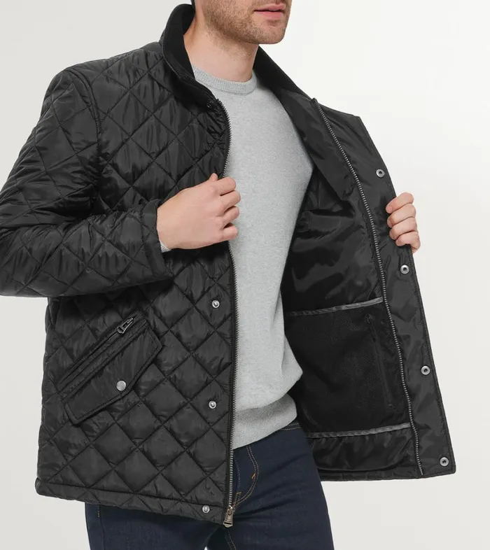 Bags and Backpacks Men Cole Haan Quilted Barn Jacket Black Bags and Backpacks Men Cole Haan Quilted Barn Jacket Black