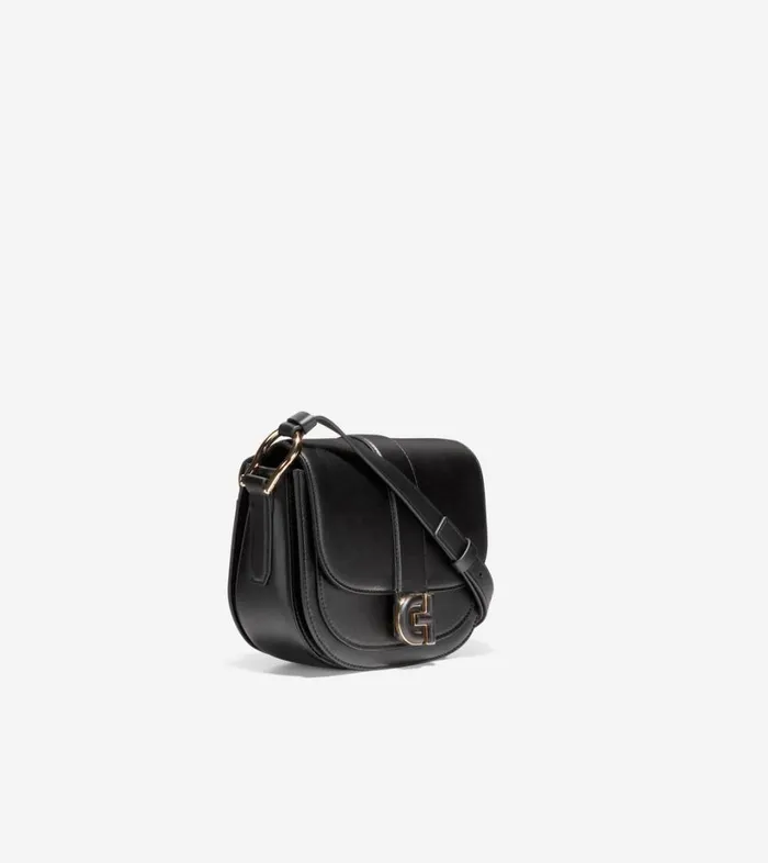 Bags And Backpacks Women Cole Haan Essential Mini Saddle Bag Black Bags And Backpacks Women Cole Haan Essential Mini Saddle Bag Black