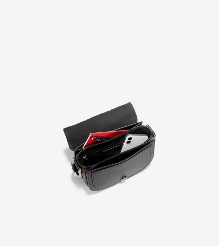 Bags And Backpacks Women Cole Haan Essential Mini Saddle Bag Black Bags And Backpacks Women Cole Haan Essential Mini Saddle Bag Black